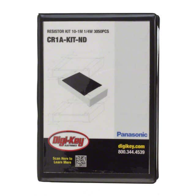 CR1A-KIT RESISTOR KIT 10-1M 1/4W 3050PCS