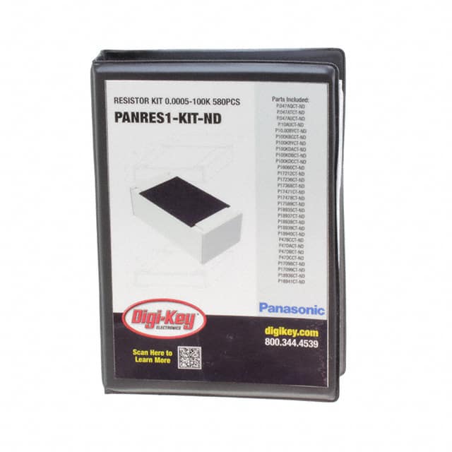 PANRES1-KIT RESISTOR KIT 0.0005-100K 580PCS