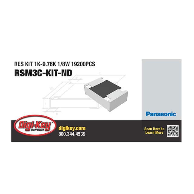 RSM3C RES KIT 1K-9.76K 1/8W 19200PCS