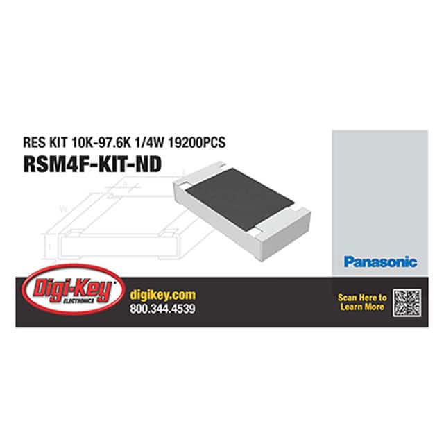 RSM4F RES KIT 10K-97.6K 1/4W 19200PCS