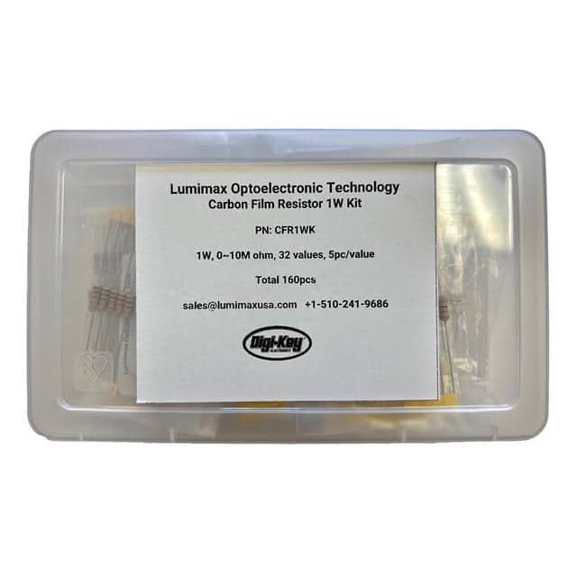 CFR1WK Carbon film 1W Resistor kit, 0~1