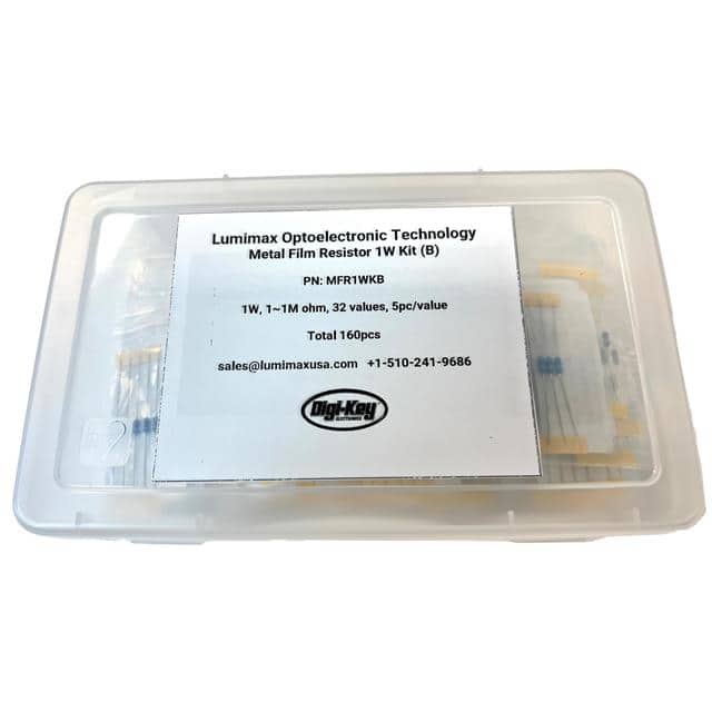 MFR1WKB Metal film 1W Resistor kit, 1~1M