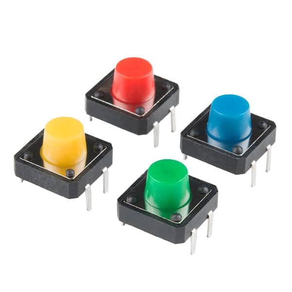 PRT-14460 MULTICOLOR BUTTONS - 4-PACK