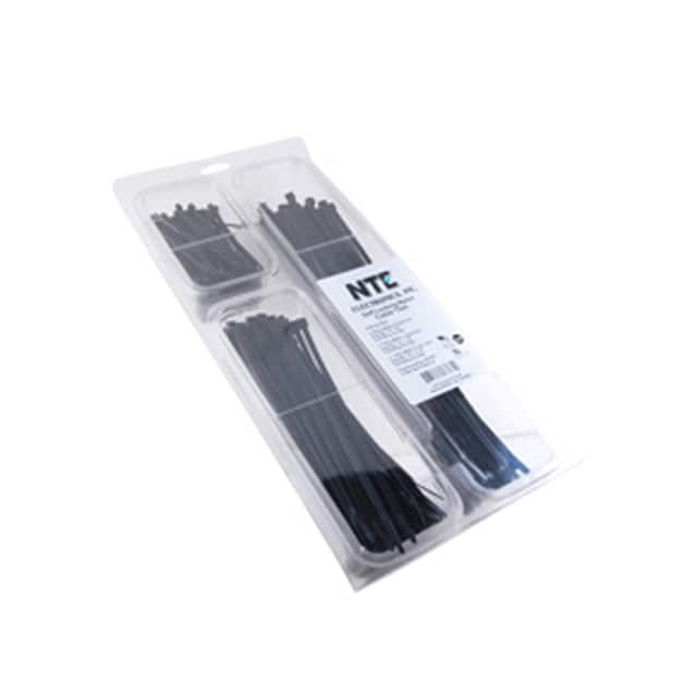 04-CPBLK CABLE TIE PACK - BLACK