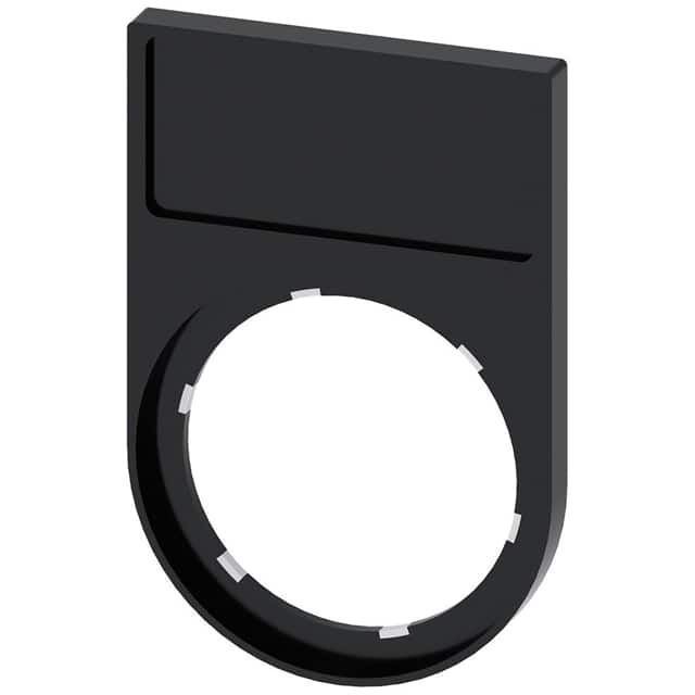 3SU19000AG100AA0 LABEL HOLDER, 12.5 X 27MM,ROUNDE