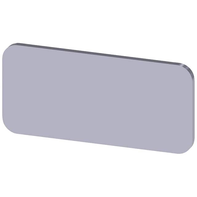3SU19000AC810AA0 INSCR. PLATE, SILVER 12.5 X 27MM