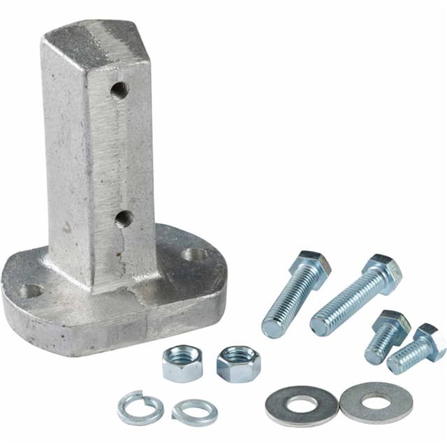 145962 ALUMINUM SIGN BASE - STUB HARDWA