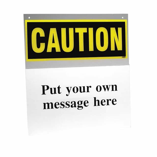 SH114C PRINZING HEADER SIGN HOLDER CAUT