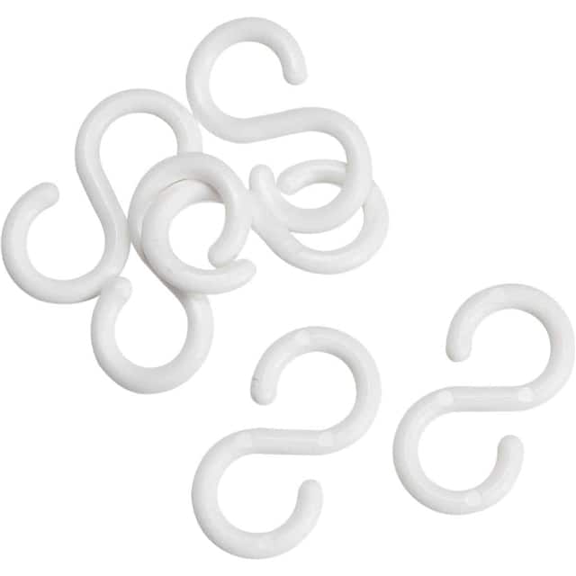 78258 CONNECTING S HOOK 2.0" WHT