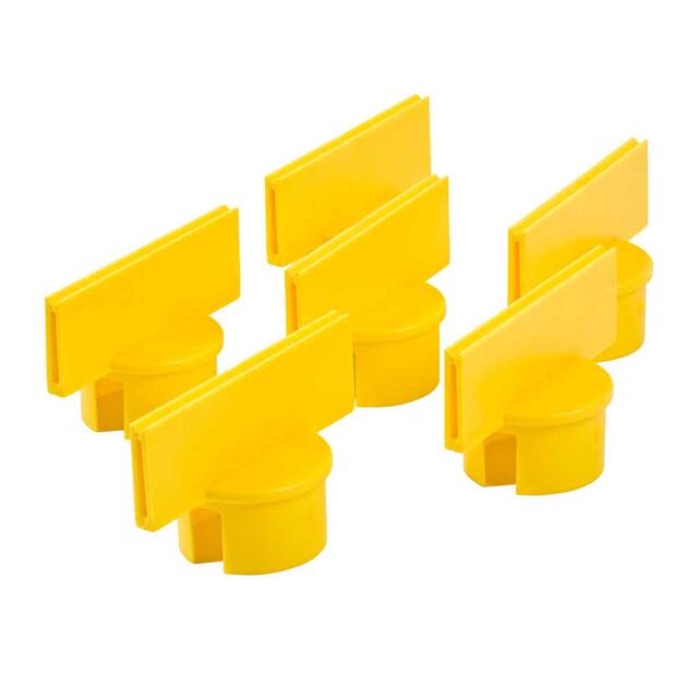 80961 SMALL SIGN POST ADAPTOR-YELLOW 5