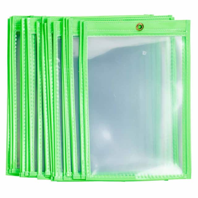 56941 6"W X 9"H, GREEN FLUORESCENT 25/