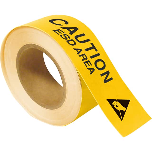 121367 B514 CAUTION ESD AREA 2X100 ROLL