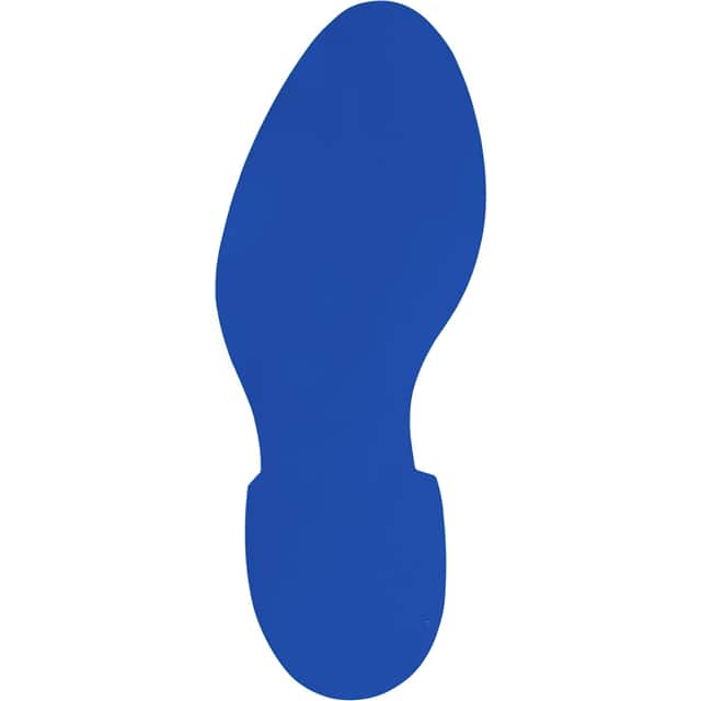 121400 B7569 FOOTPRINT 12" BLUE LEFT FO