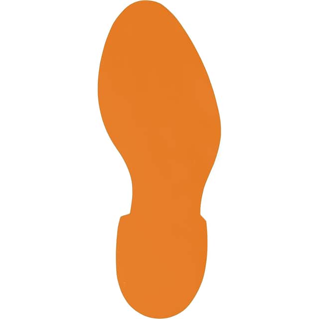121401 B7569 FOOTPRINT 12" ORNGE RIGHT