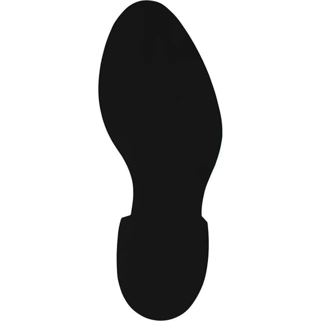121403 B7569 FOOTPRINT 12" BLACK RIGHT