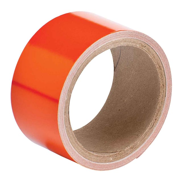 78989 B957 2"X5YDS ORANGE REFLECTIVE T
