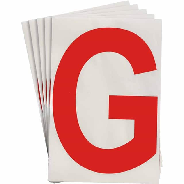 121729 6" X 8" B514 RED G 20/PK