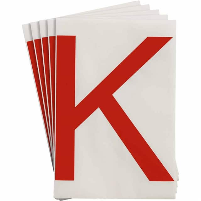 121753 6" X 8" B514 RED K 20/PK