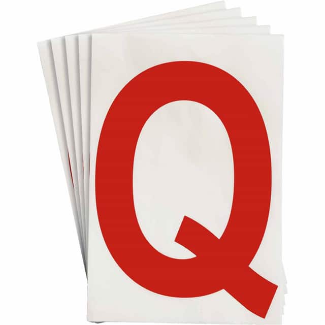 121789 6" X 8" B514 RED Q 20/PK
