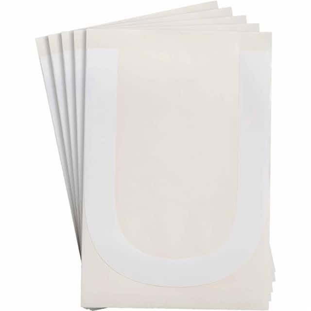 121812 6" X 8" B514 WHITE U 20/PK