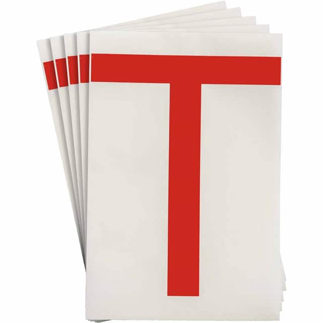 121807 6" X 8" B514 RED T 20/PK