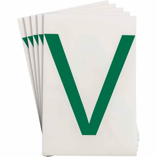 121820 6" X 8" B514 GREEN V 20/PK