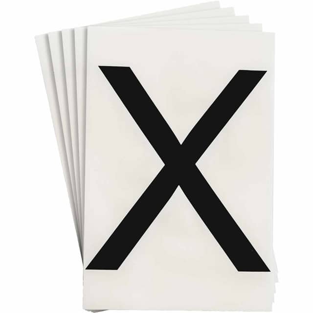 121829 6" X 8" B514 BLACK X 20/PK