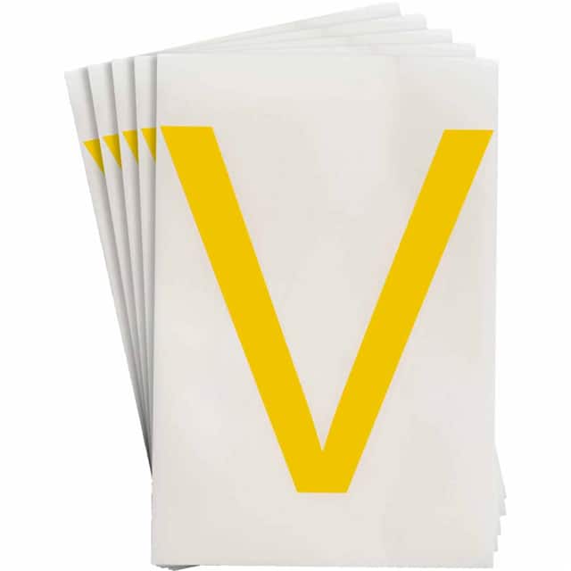 121822 6" X 8" B514 YELLOW V 20/PK