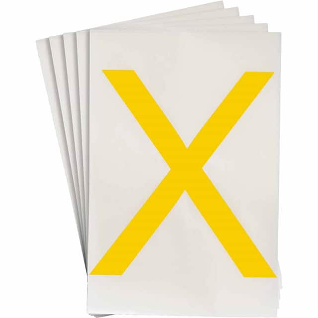121834 6" X 8" B514 YELLOW X 20/PK