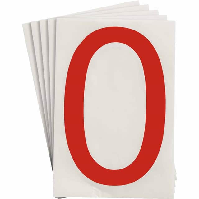 121849 6" X 8" B514 RED 0 20/PK