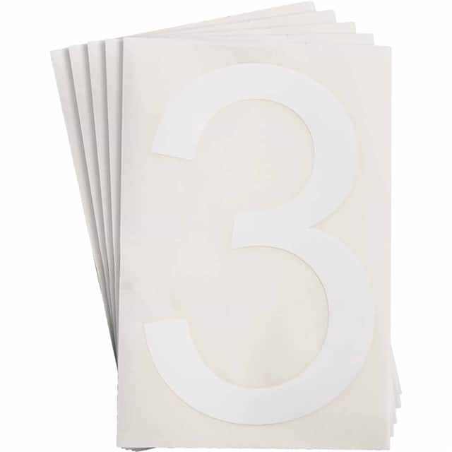 121866 6" X 8" B514 WHITE 3 20/PK