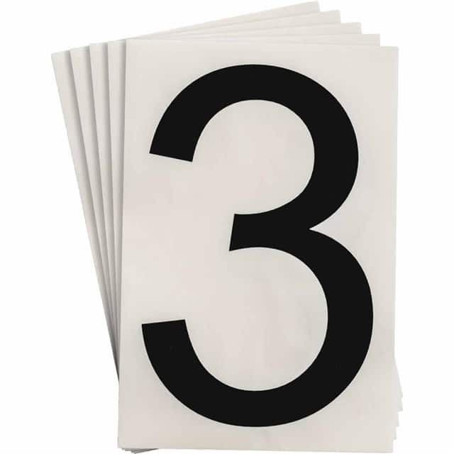 121865 6" X 8" B514 BLACK 3 20/PK