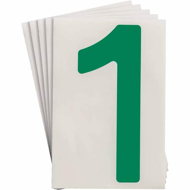 121856 6" X 8" B514 GREEN 1 20/PK
