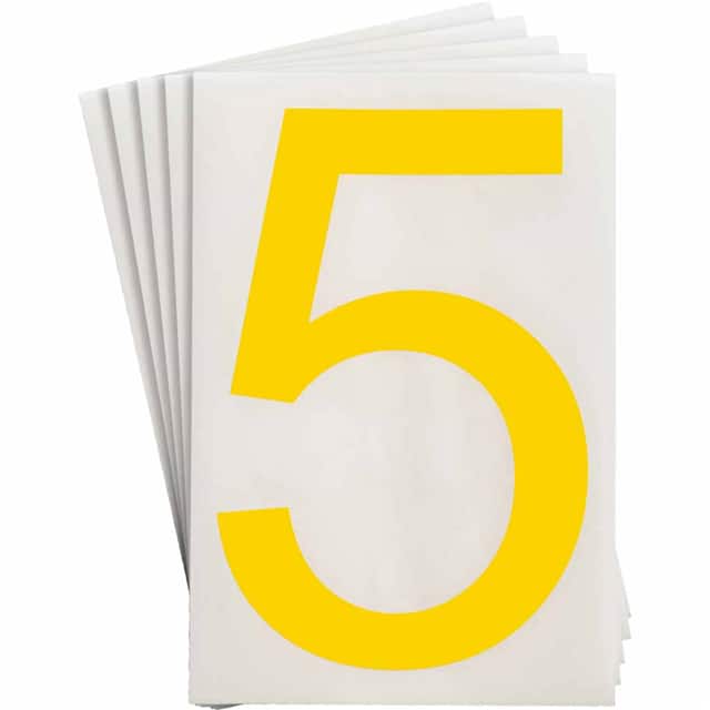 121882 6" X 8" B514 YELLOW 5 20/PK