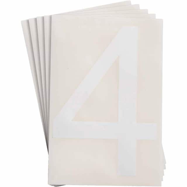 121872 6" X 8" B514 WHITE 4 20/PK