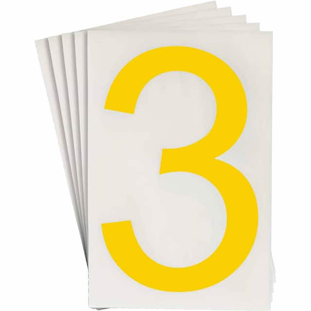 121870 6" X 8" B514 YELLOW 3 20/PK