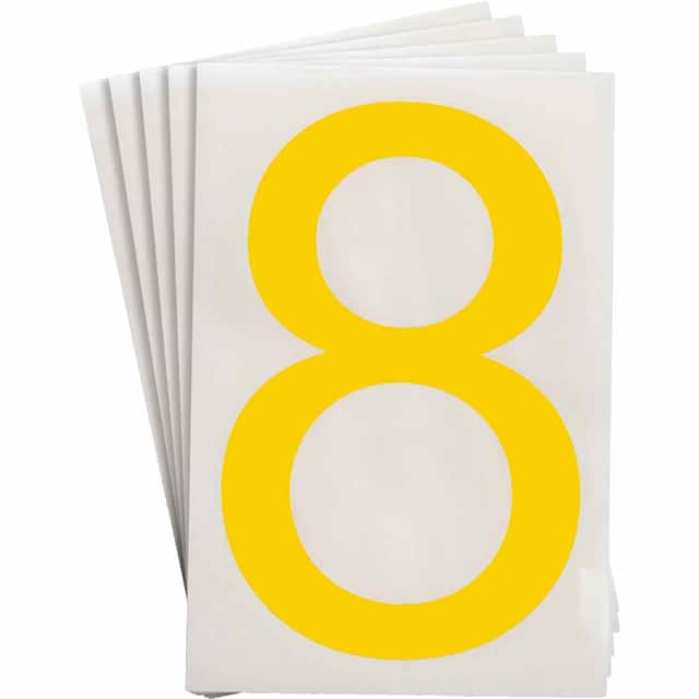 121900 6" X 8" B514 YELLOW 8 20/PK