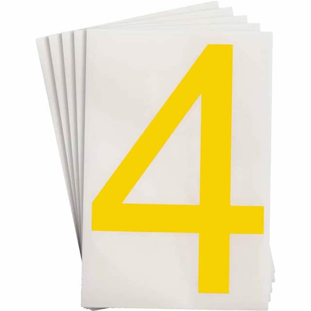 121876 6" X 8" B514 YELLOW 4 20/PK