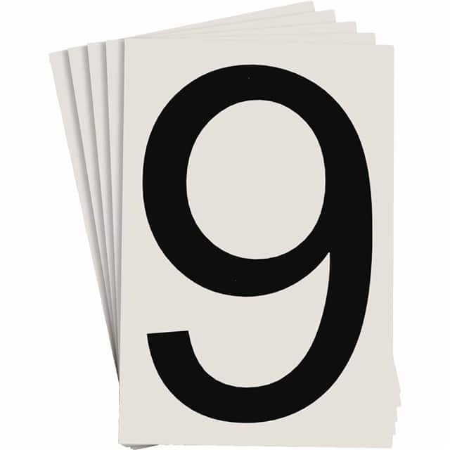 121901 6" X 8" B514 BLACK 9 20/PK