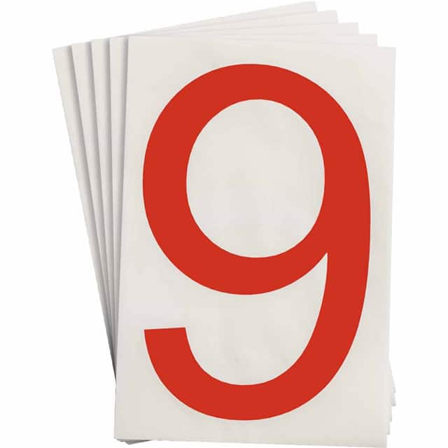 121903 6" X 8" B514 RED 9 20/PK