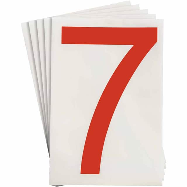 121891 6" X 8" B514 RED 7 20/PK