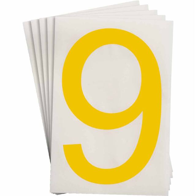 121906 6" X 8" B514 YELLOW 9 20/PK
