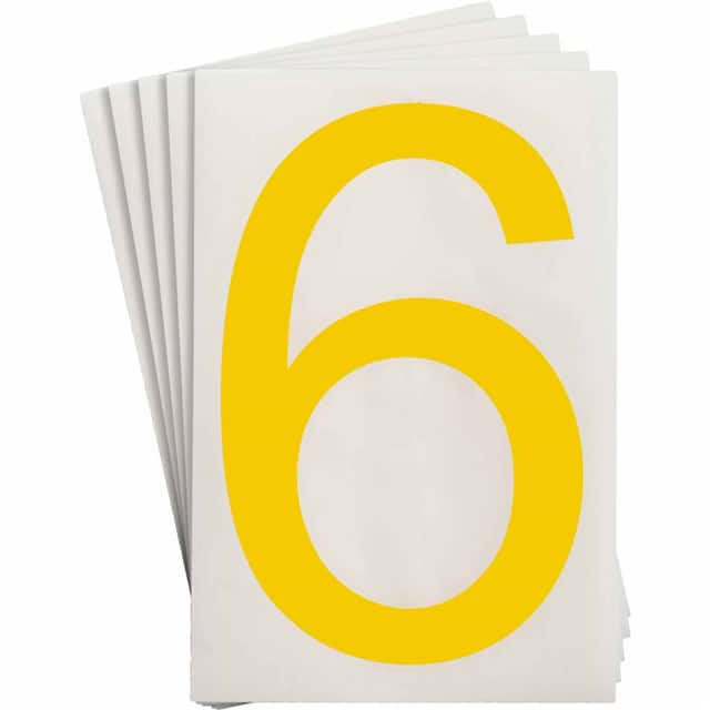 121888 6" X 8" B514 YELLOW 6 20/PK
