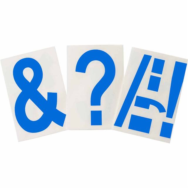 121911 6" X 8" B514 BLUE PUNCTUATION 20