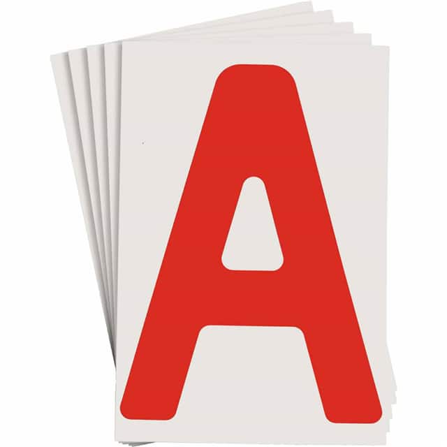 121693 6" X 8" B514 RED A 20/PK