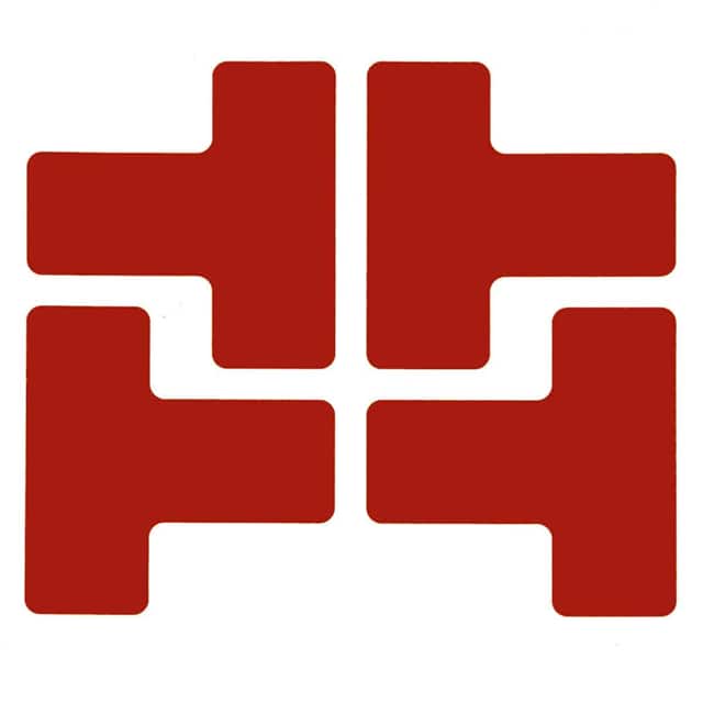 104436 2" X 5" B514 RED FLOOR TS 20PK