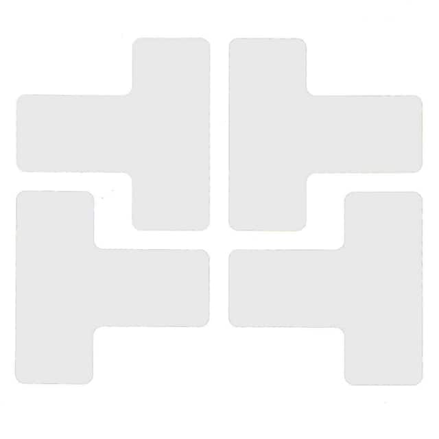 104441 2" X 5" B514 WHITE FLOOR TS 20PK