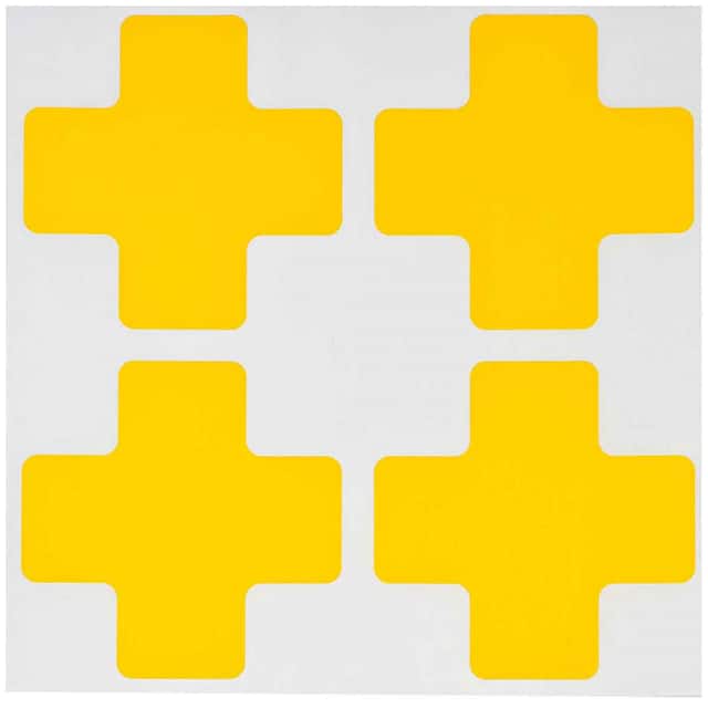 104469 2" X 5" B514 YLW FLOOR CROSSES 2
