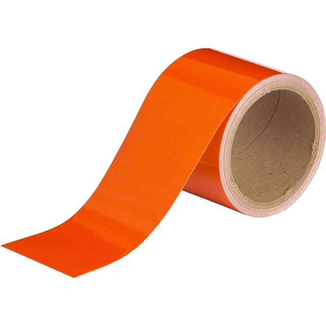 78990 B957 3"X5YDS ORANGE REFLECTIVE T