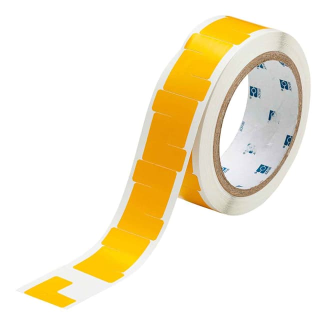 121415 B7569,YELLOW,1.1"X1.1",L-SHAPE